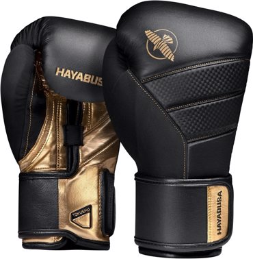 Hayabusa T3 Boxing Gloves -black/gold
